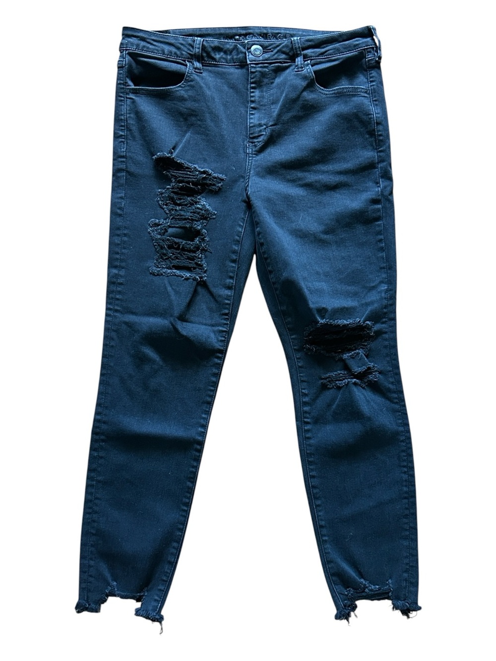 American Eagle Outfitters Black Hi Rise Jegging Jeans